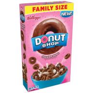 Kellogg&#039;s Donut Shop Breakfast Cereal, Chocolate Donut, 16 Oz