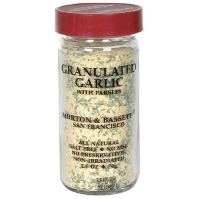 Morton & Bassett Garlic Granulated 2.6 OZ (Pack of 3)