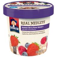 Quaker® Real Medleys® Summer Berry Flavor Oatmeal 2.46 oz. Cup (12 Pack)