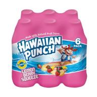 Hawaiian Punch Fruit Juice, Lemon Berry Squeeze, 10 Fl Oz, 6 Count