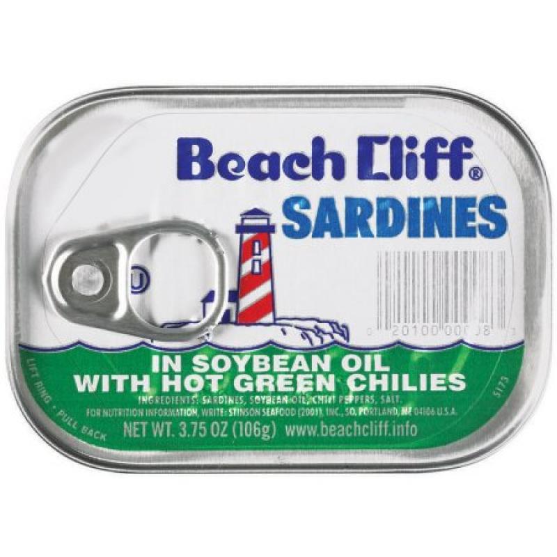 Beach Cliff: Sardines with Chilies 3.75oz