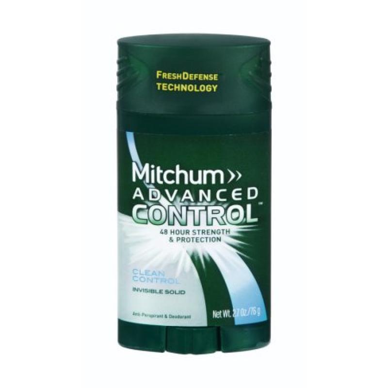 Mitchum Advanced Control Clean Control Invisible Solid Anti-Perspirant Deodorant, 2.7 OZ