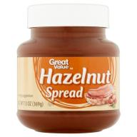 Great Value Hazelnut Spread, 13 oz