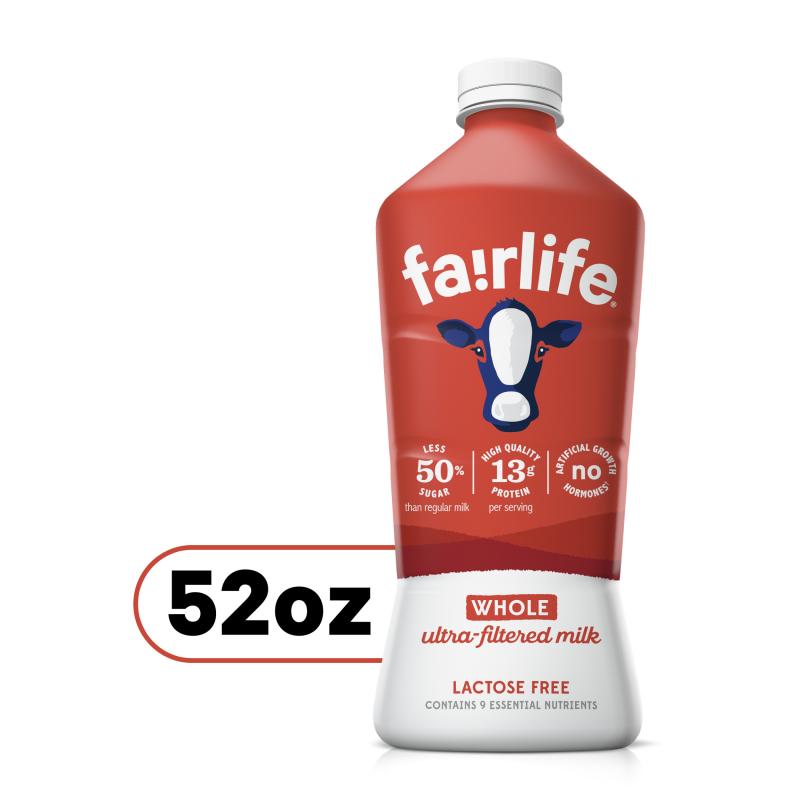 Fairlife Milk 52 fl oz - Lactose Free Whole Milk