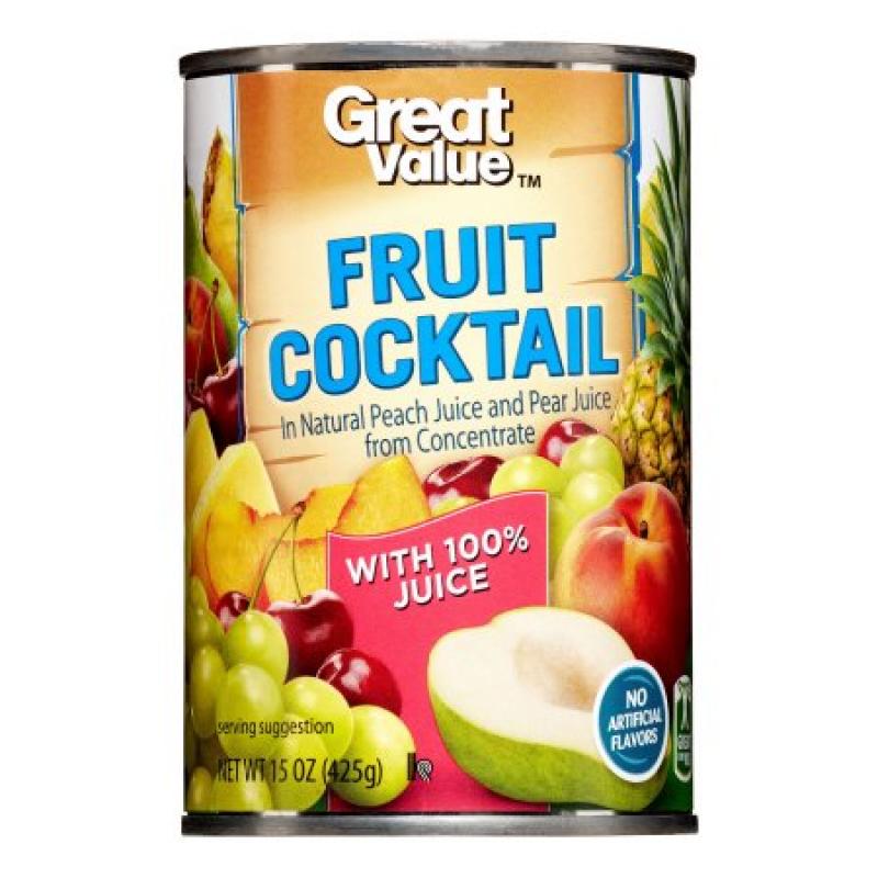 Great Value Fruit Cocktail, 15 oz