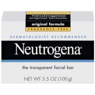 Neutrogena Facial Cleansing Bar, Fragrance-Free, 3.5 Oz