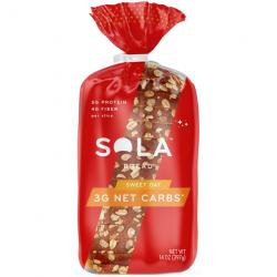 Sola Sweet Oat Bread – Low Carb, Low Calorie, Reduced Sugar, 5g Protein Per Slice – 14 oz Loaf of Sandwich Bread (Pack of 1)