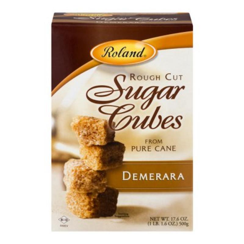 Roland Demerara Rough Cut Sugar Cubes, 17.6 oz
