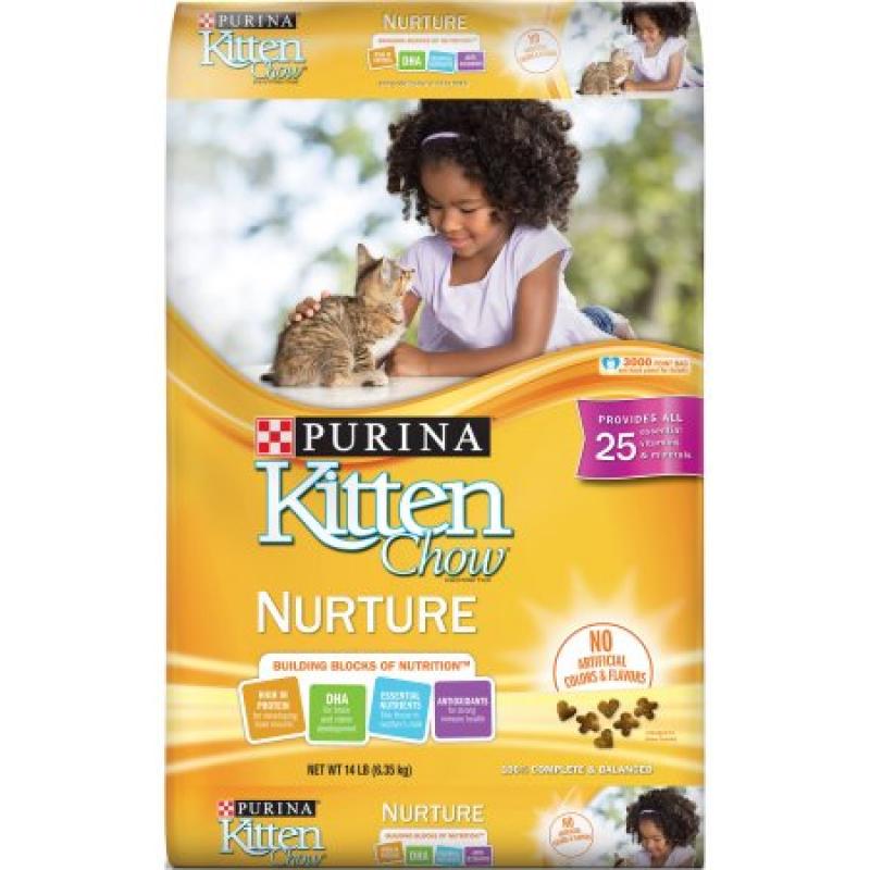 Purina Kitten Chow Nurture Cat Food 14 lb. Bag