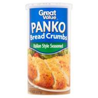 Great Value Panko Italian Style Seasoned Bread Crumbs, 8 oz