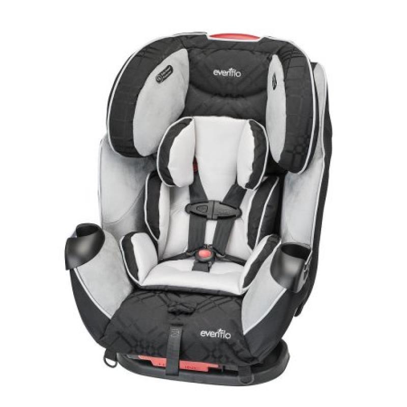 Evenflo Symphony LX All-in-One Convertible Car Seat, Crete Gray