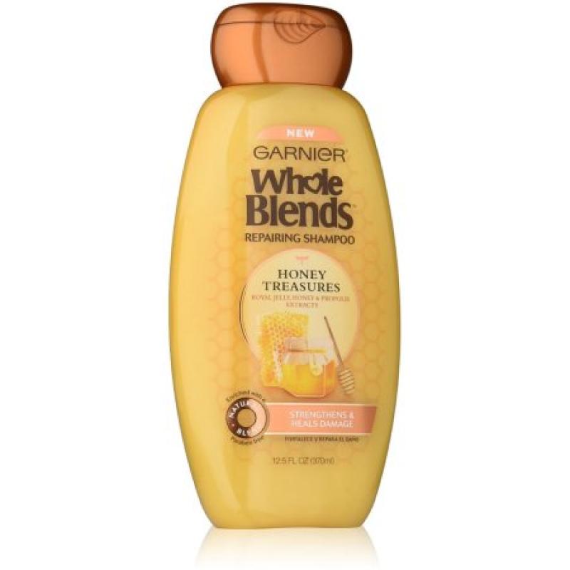 Garnier Whole Blends Repairing Shampoo, Honey Treasures Extracts 12.50 oz (Pack of 3)