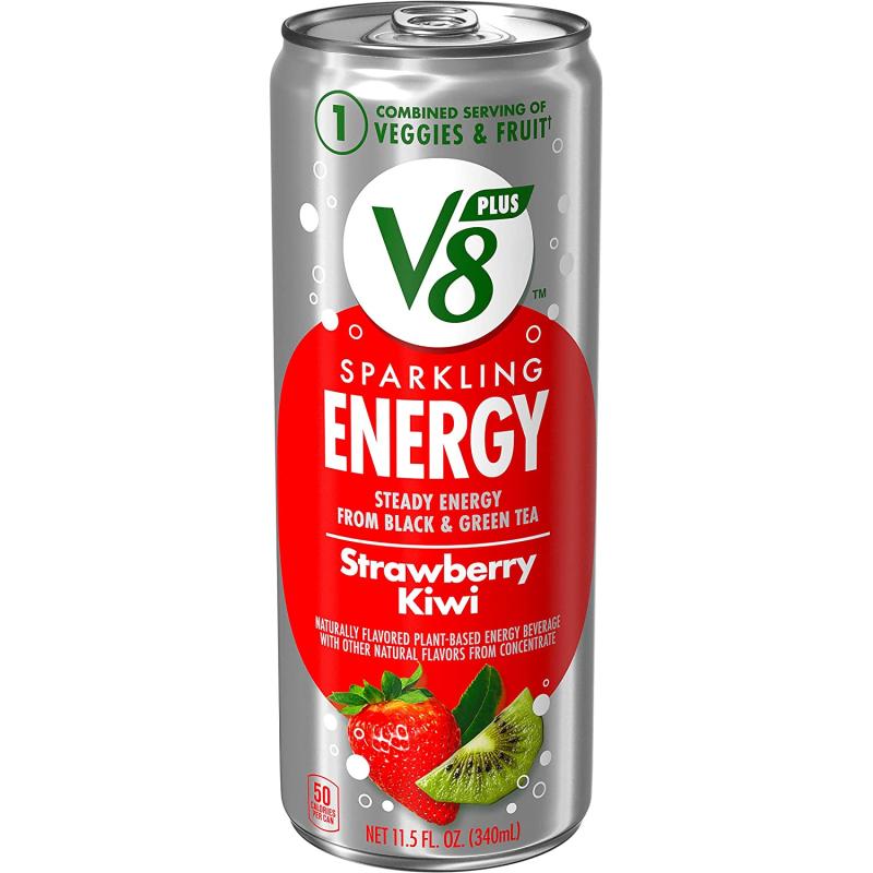 V8 Sparkling +Energy  Strawberry Kiwi Qty 1