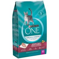 Purina ONE Urinary Tract Health Formula Adult Premium Cat Food 3.5 lb. Bag
