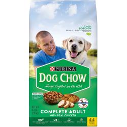 Purina Dog Chow Dry Dog Food, Complete Adult with Real Chicken (55 lb.)