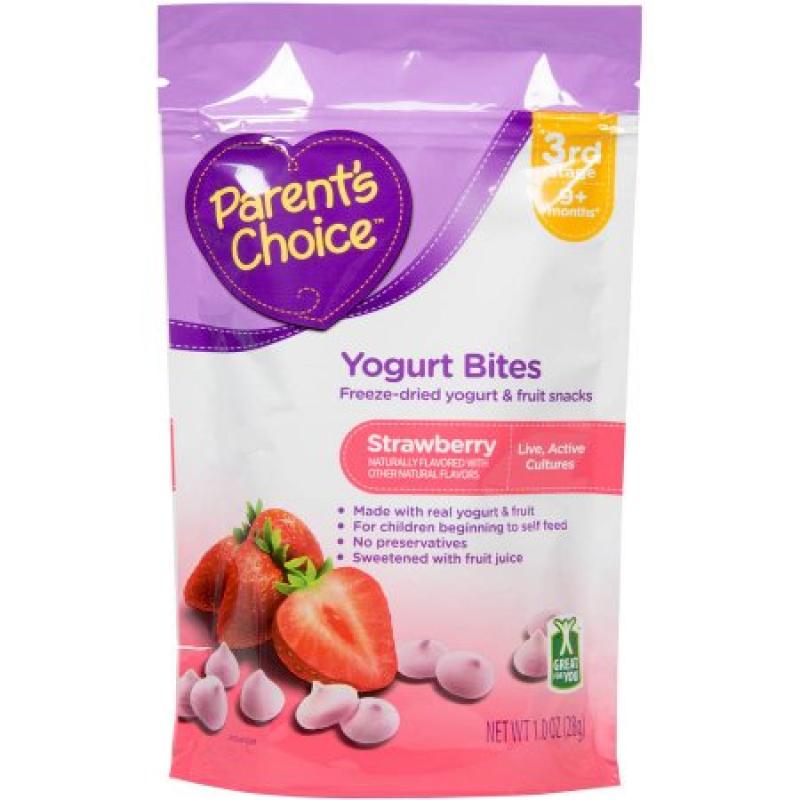 Parent&#039;s Choice Strawberry Yogurt Bites, 1 oz