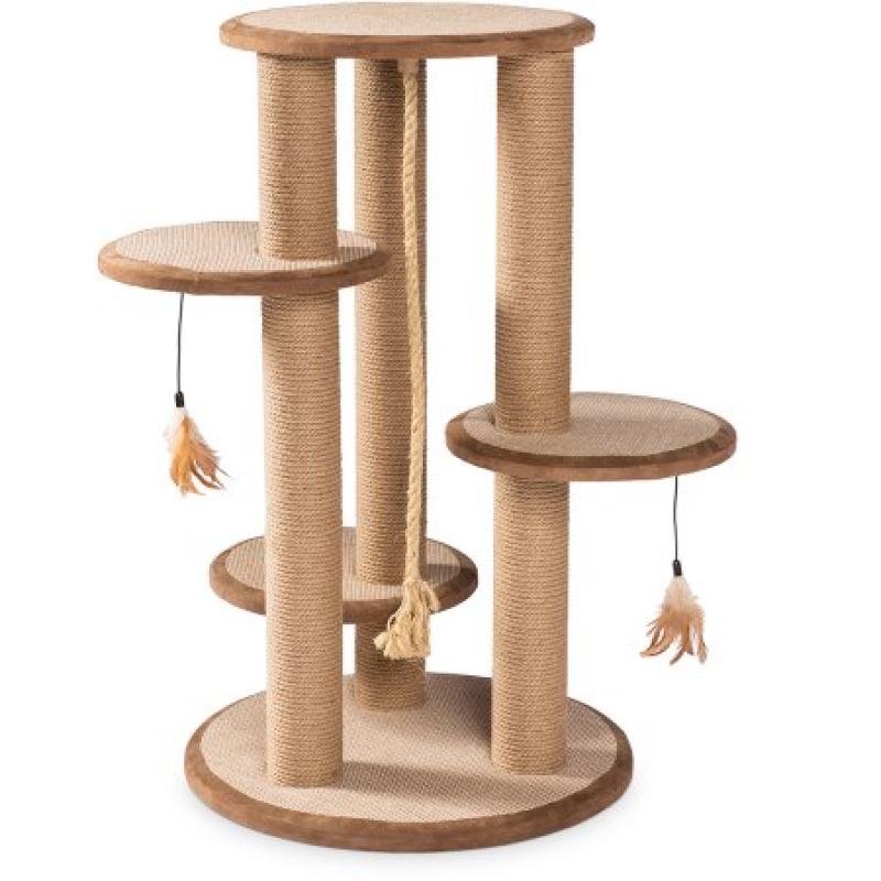 Prevue Pet Products Kitty Power Paws Multi-Platform Posts with Tassel Toys