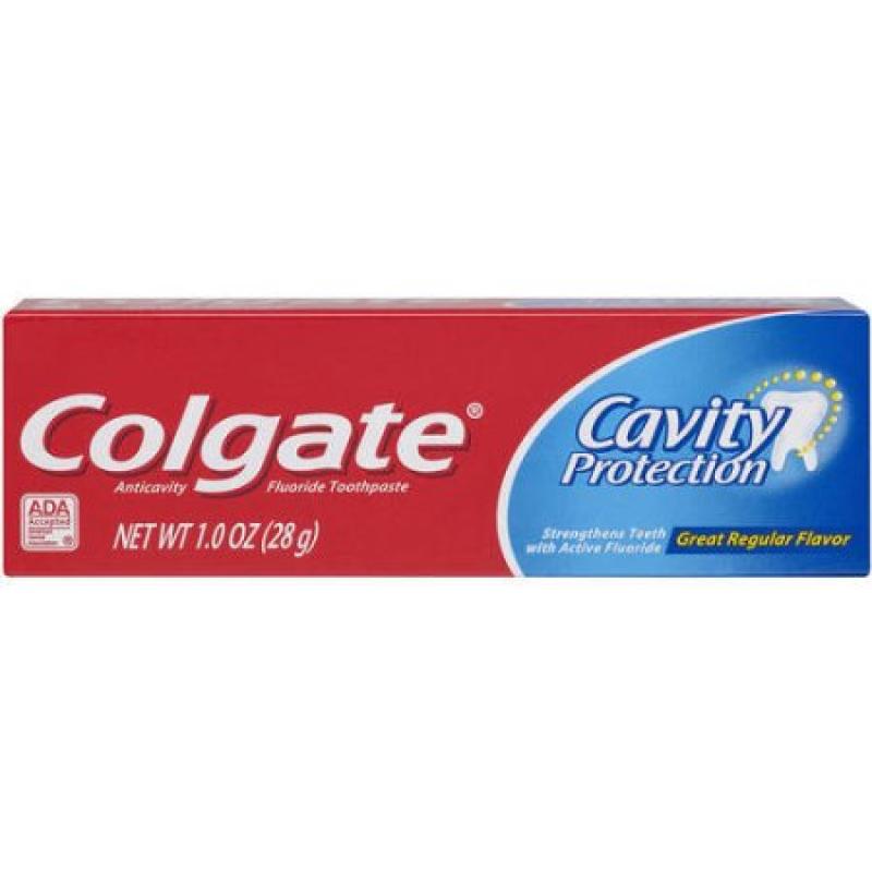 Colgate Cavity Protection Anticavity Fluoride Toothpaste, 1 oz