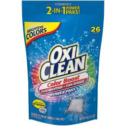 OxiClean 2-In-1 Color Brightener + Stain Remover Power Paks - 26ct
