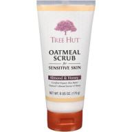 Tree Hut Almond & Honey Oatmeal Scrub for Sensitive Skin, 6 oz