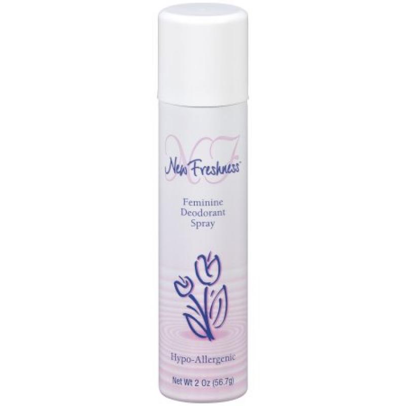 New Freshness Feminine Deodorant Spray 2 Oz Aerosol Can