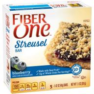Fiber One™ Blueberry Streusel Bars 5-1.42 oz. Wrappers