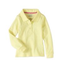 Cherokee Toddler Girl Uniform Long Sleeve Polo Shirt