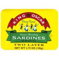 King Oscar: Finest Brisling Sardines, 3.75 Oz
