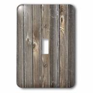 3dRose Print of Old Weathered Wood, 2 Plug Outlet Cover