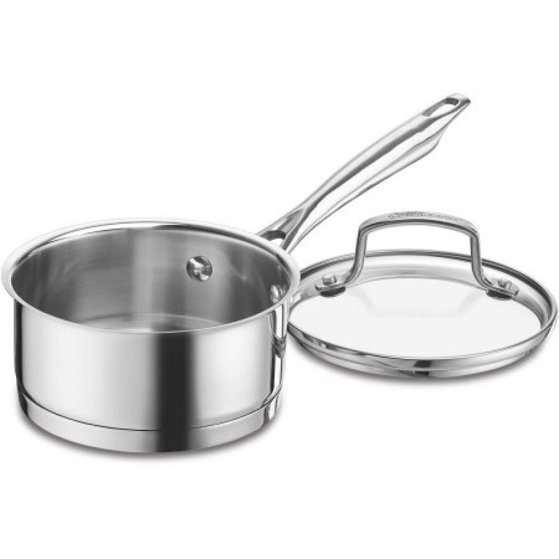Professional Series Stainless 1-Quart Saucepan with Cover