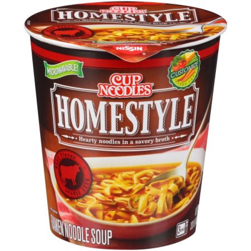 Nissin Cup Noodles Homestyle Beef Flavor, 2.82 OZ
