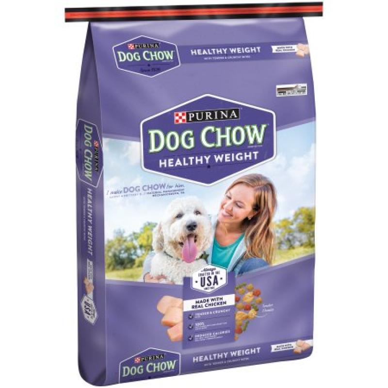 Purina Dog Chow Healthy Weight Dog Food 16.5 lb. Bag.
