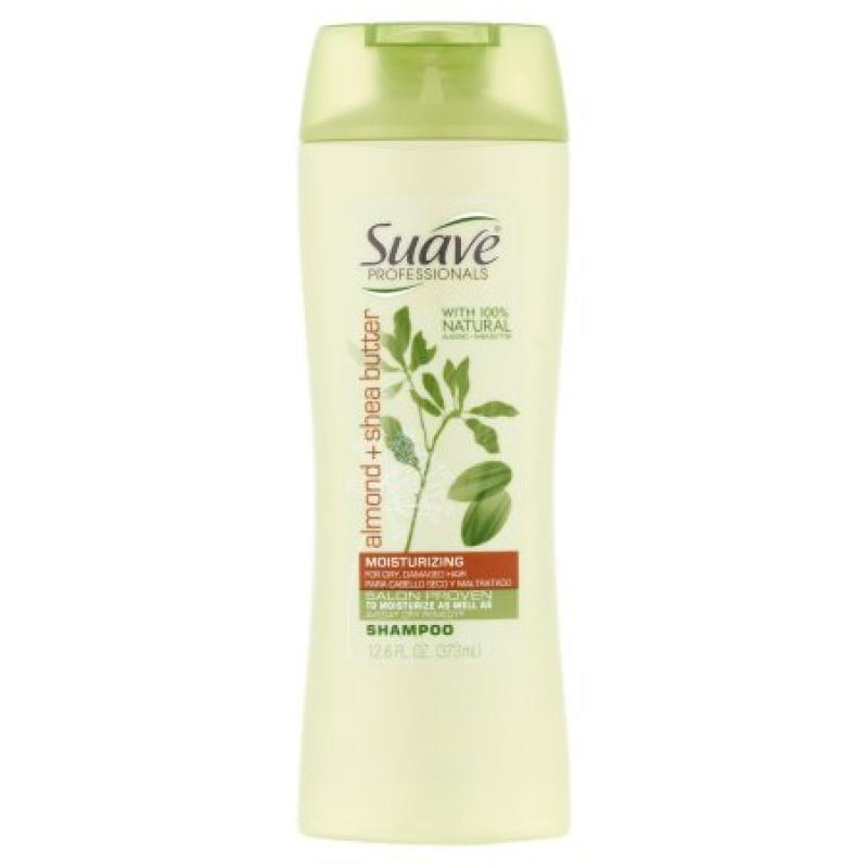 Suave Professionals Almond and Shea Butter Shampoo, 12.6 oz