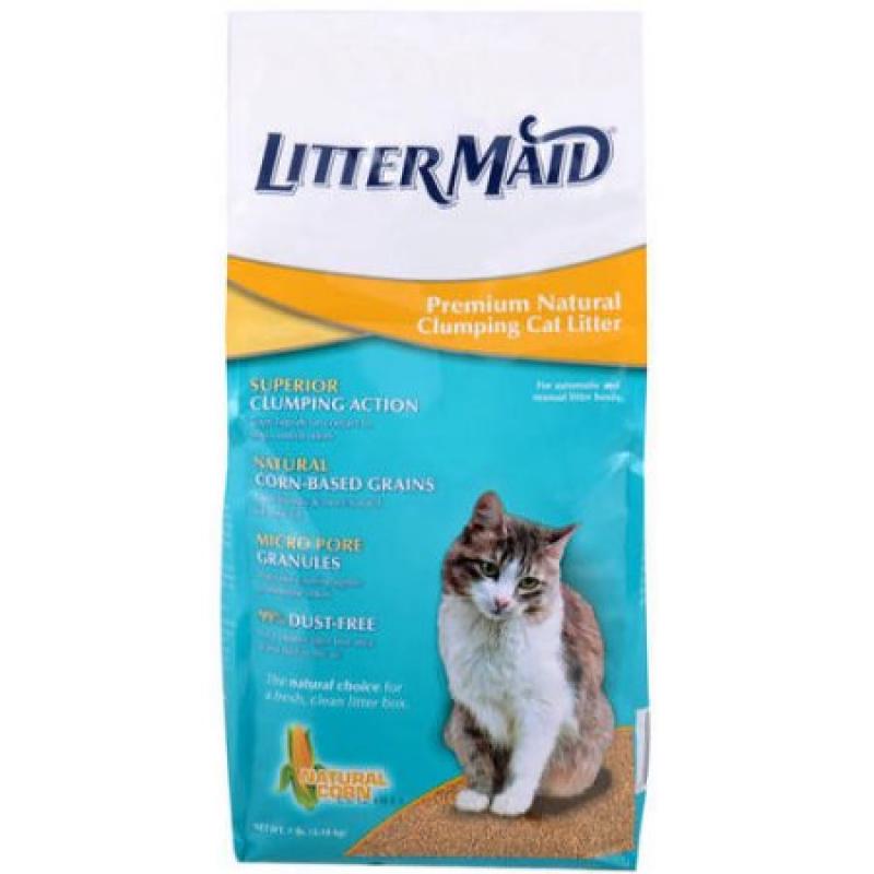 LitterMaid Premium Natural Clumping Cat Litter, 7 lbs.