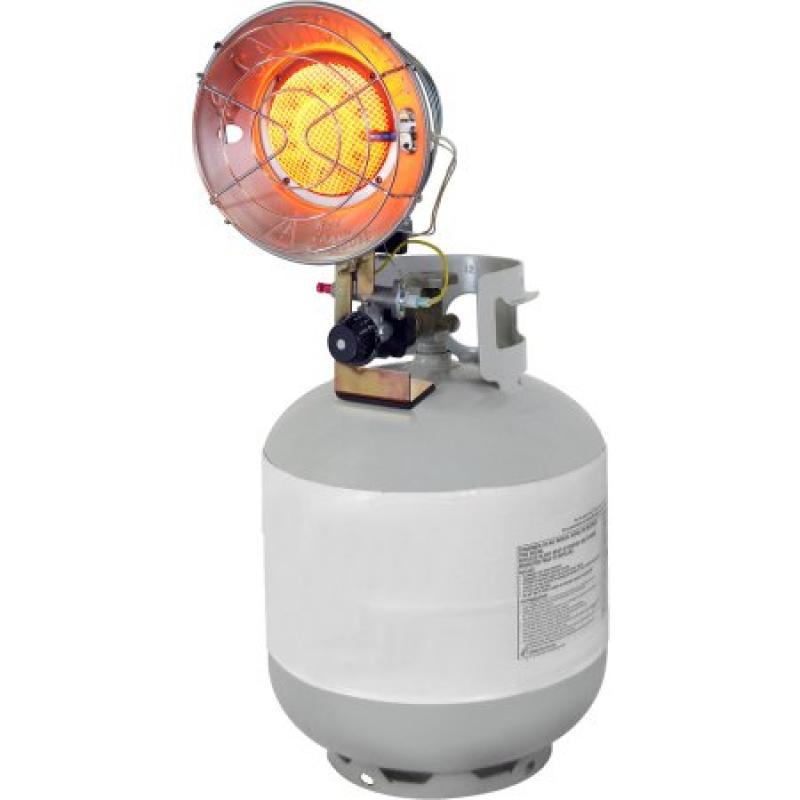 Dyna Glo 9,000 - 15,000-BTU Liquid Propane Heater Single Tank Top Match Light, TT15CDGP