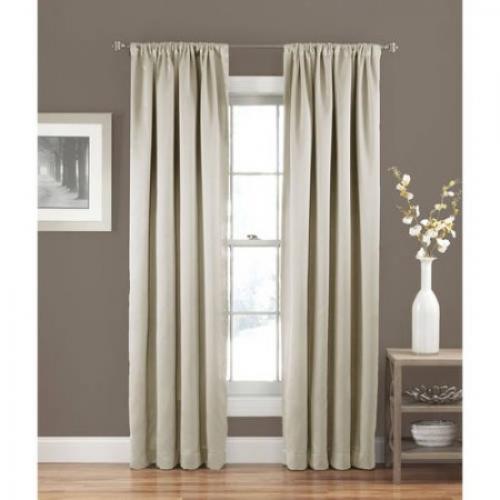 Eclipse Solid Thermapanel Room-Darkening Curtains