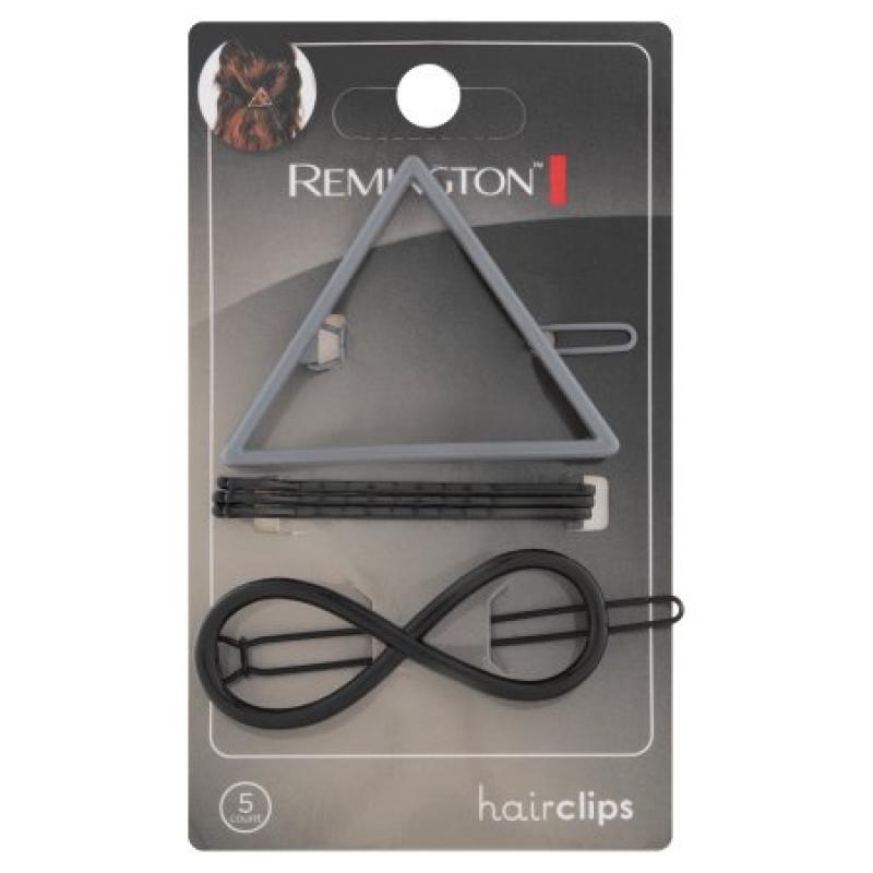 Remington Shaped Hair Clip Set, 5 pc