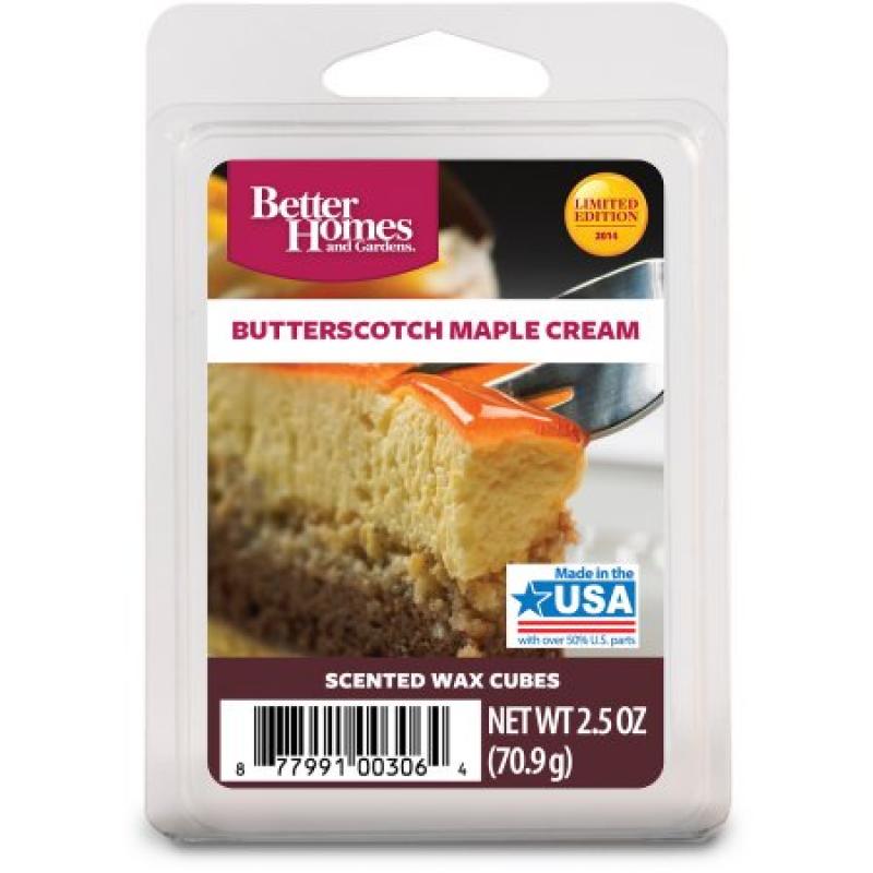 Better Homes and Gardens Wax Cubes, Butterscotch Maple Cream
