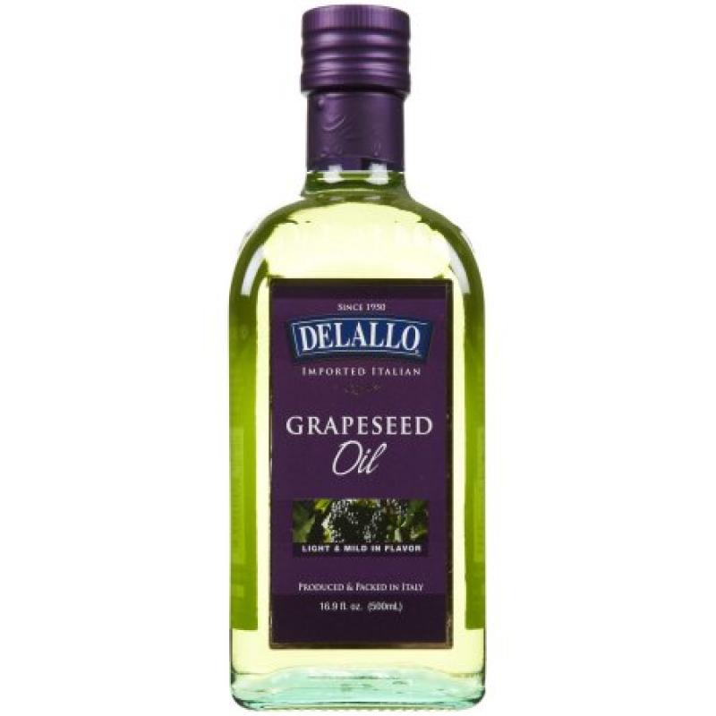 Delallo Imported Italian Grapeseed Oil, 16.9 FL OZ