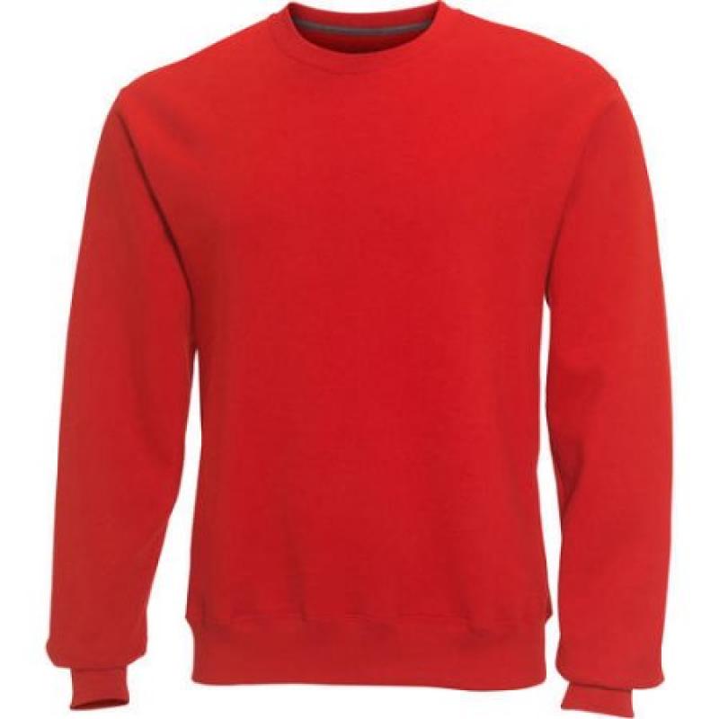 Russell Big Men&#039;Fruit of the Loom Big Men&#039;s Fleece Crew Sweatshirts Polytech Pullover