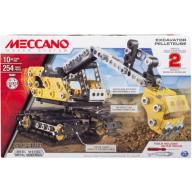 Meccano-Erector, 2-in-1 Model Set, Excavator and Bulldozer