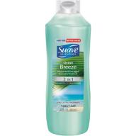 Suave Essentials Ocean Breeze 2 in 1 Shampoo and Conditioner, 30 fl oz