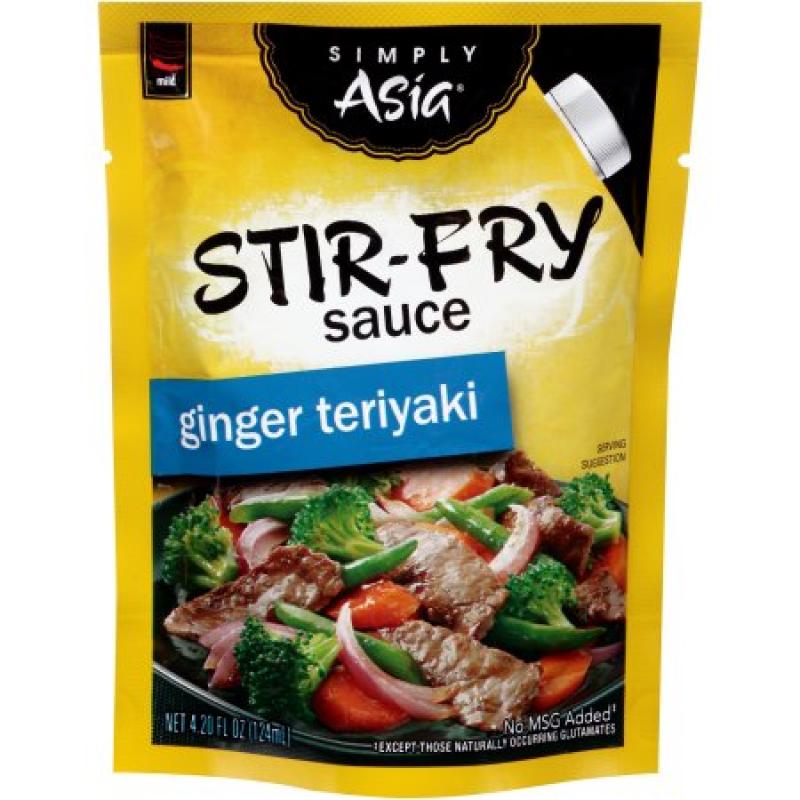Simply Asia® Mild Ginger Teriyaki Stir-Fry Sauce 4.2 fl. oz. Pouch
