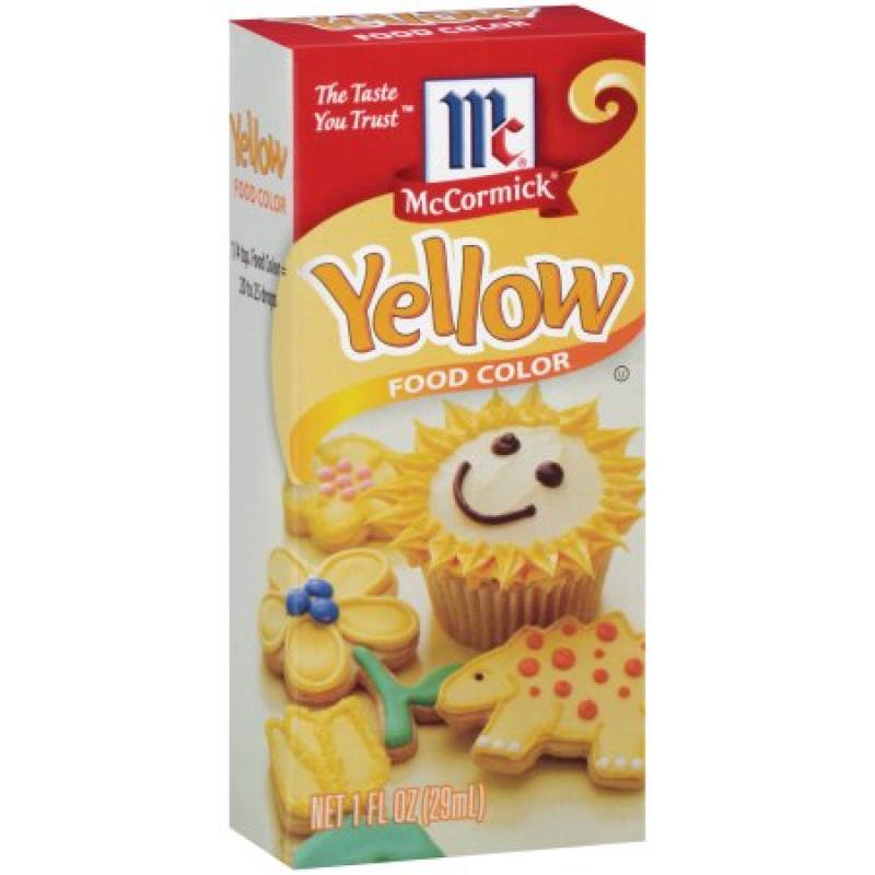 McCormick® Yellow Food Color, 1 oz. Box