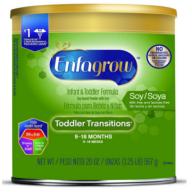 Enfagrow™ Toddler Transitions™ Soy Infant & Toddler Formula Powder 20 oz. Canister