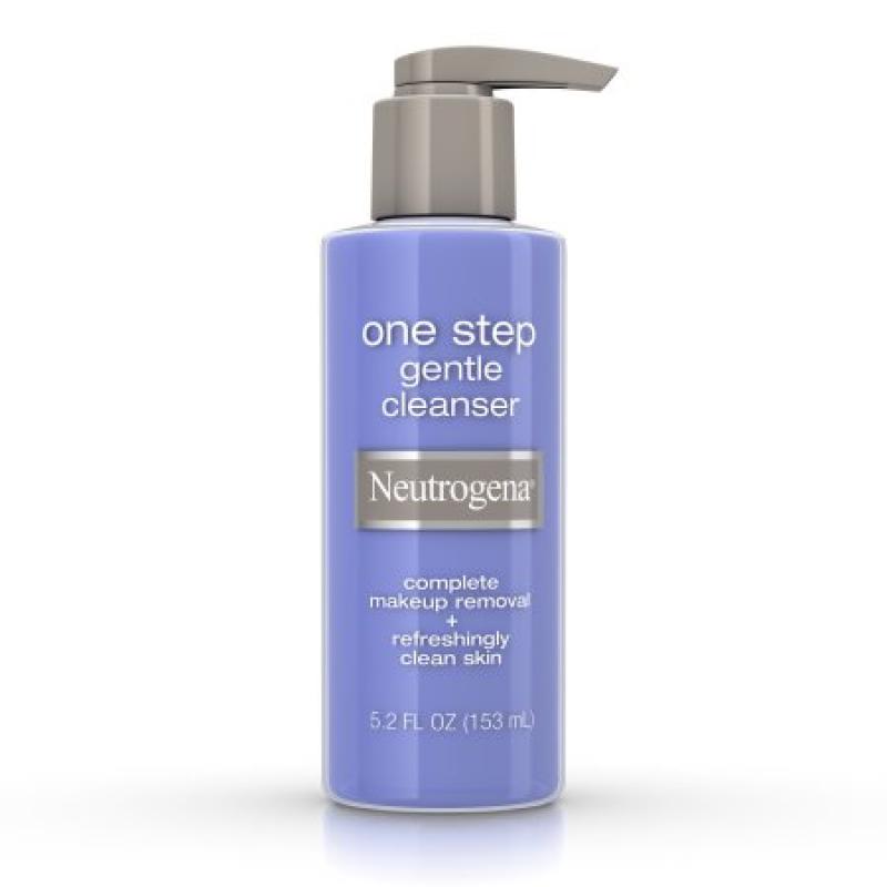 Neutrogena One Step Gentle Facial Cleanser And Makeup Remover, 5.2 Oz.