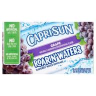 Capri Sun Roarin&#039; Waters Grape Beverage, 10 count, 60 FL OZ (1.77l)