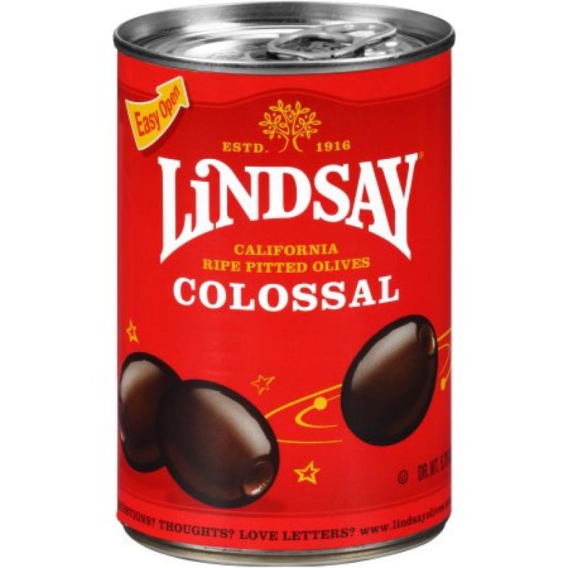 Lindsay Colossal California Ripe Pitted Olives, 5.75 oz