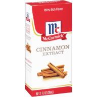 McCormick® Cinnamon Extract, 1 oz. Box