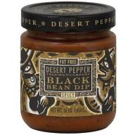 Desert Pepper Black Bean Dip, 16 oz (Pack of 6)
